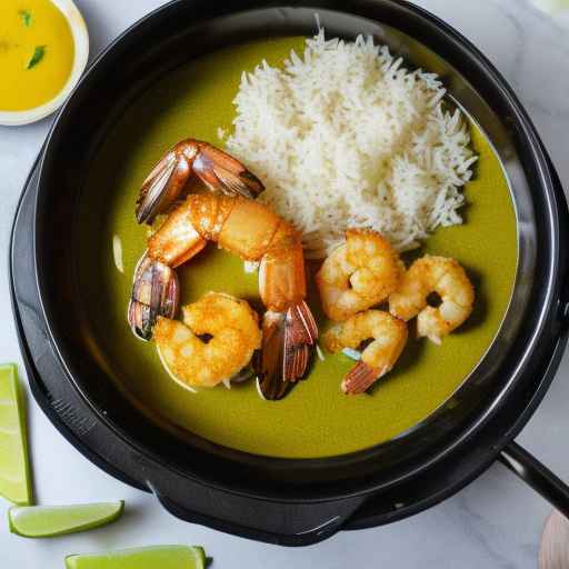 Air Fryer Coconut Shrimp Curry