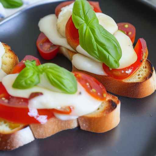 Air Fryer Mozzarella Bruschetta