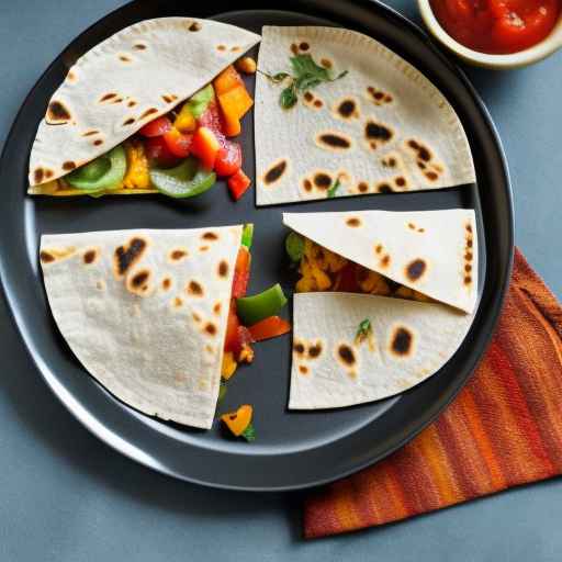 Air Fryer Veggie Quesadilla