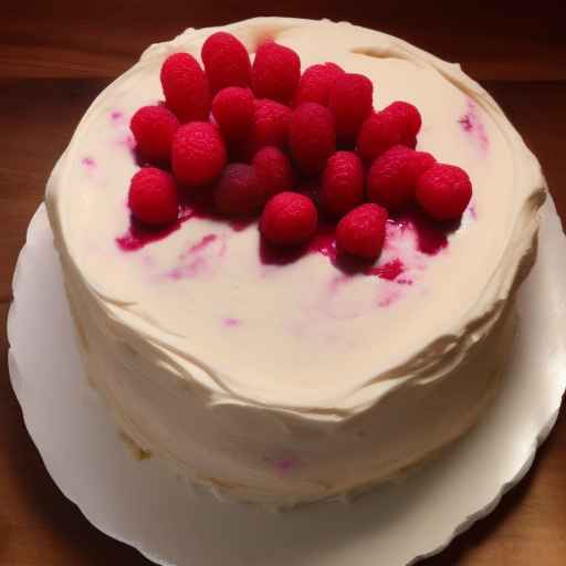 Almond Cake with Raspberry Buttercream