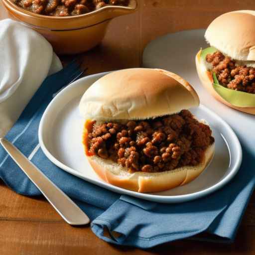 American-style Sloppy Joes with Beans