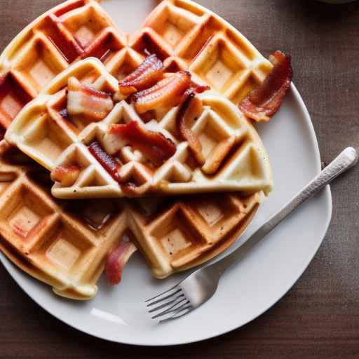 Apple and Bacon Waffles