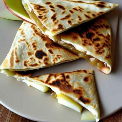 Apple and Brie Quesadilla