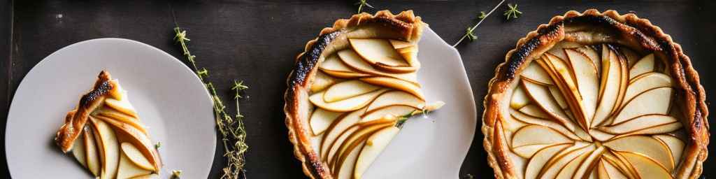 Apple and Caramelized Onion Tart with Thyme