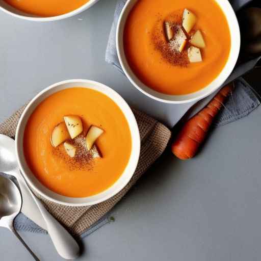 Apple and Carrot Soup with Cumin