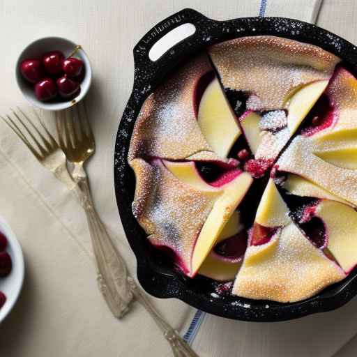 Apple and Cherry Clafoutis with Almond Cream