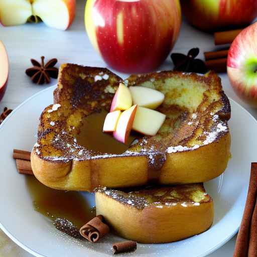 Apple and Cinnamon Baked French Toast