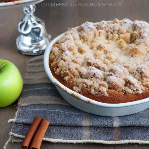 Apple and Cinnamon Coffee Cake with Streusel Topping