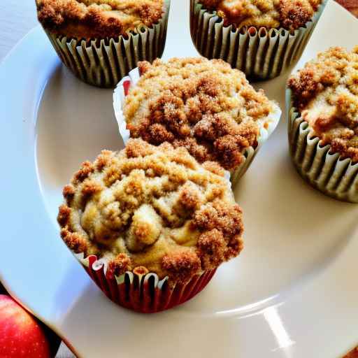 Apple and Cinnamon Muffins with Streusel Topping