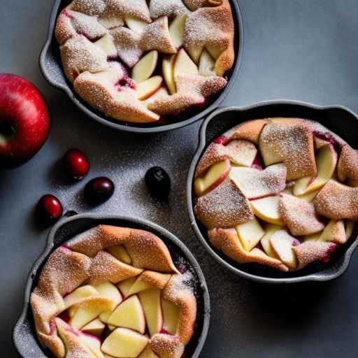 Apple and Cranberry Clafoutis with Cinnamon