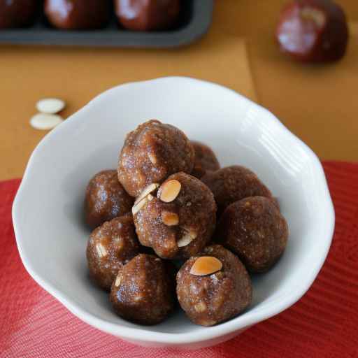 Apple and Date Energy Balls with Almonds