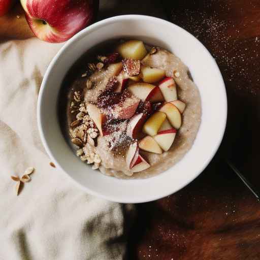 Apple and Date Porridge with Buckwheat