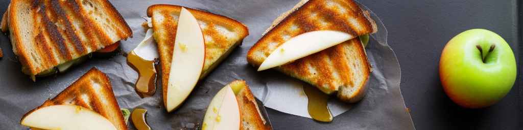 Apple and Honey Grilled Cheese