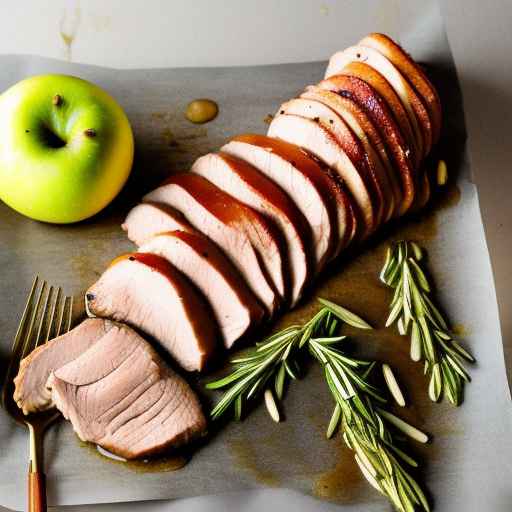 Apple and Honey Mustard Pork Tenderloin with Rosemary