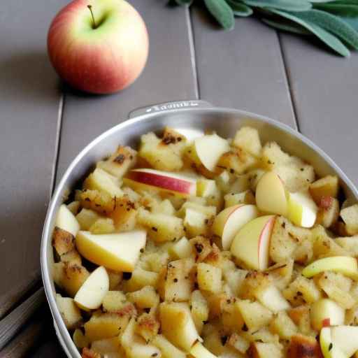 Apple and Onion Stuffing with Sage