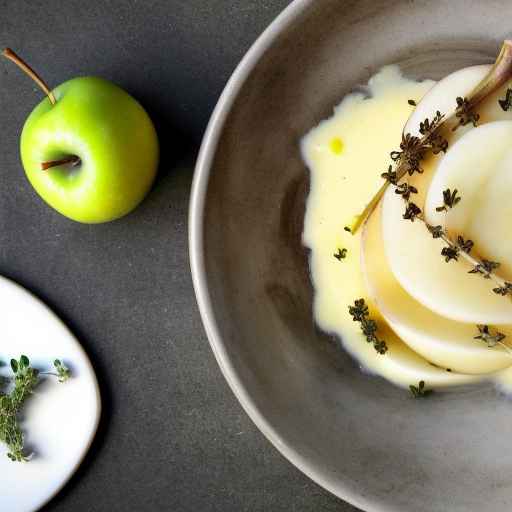 Apple and Parsnip Mash with Thyme Butter