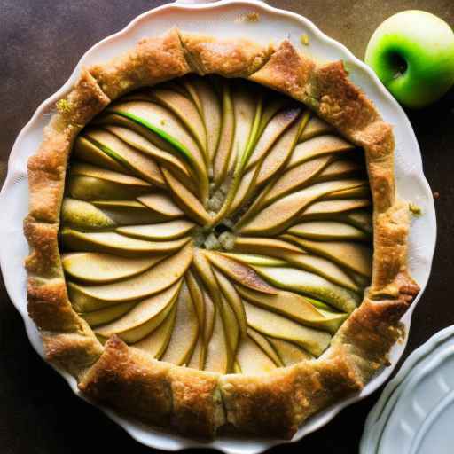 Apple and Pistachio Baklava Tart