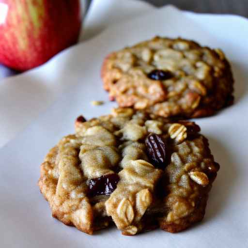 Apple and Raisin Oatmeal Cookies
