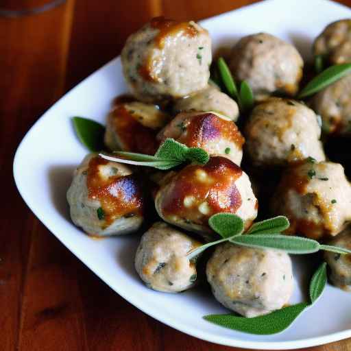 Apple and Sage Turkey Meatballs