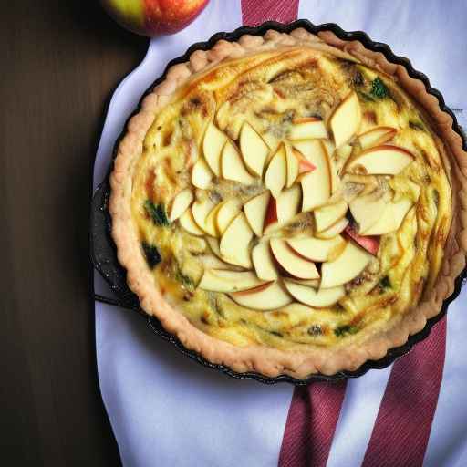 Apple and Sausage Quiche