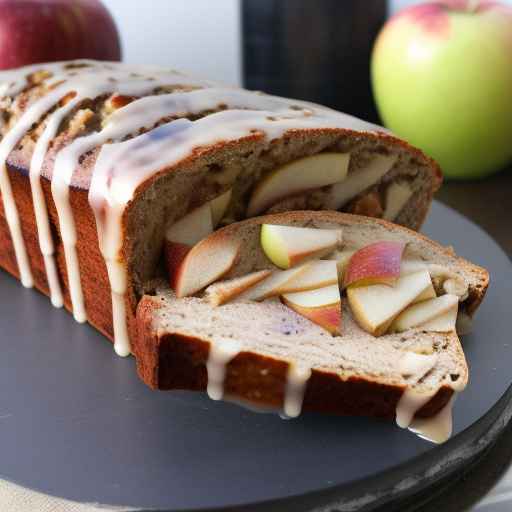 Apple and Walnut Bread with Maple Glaze