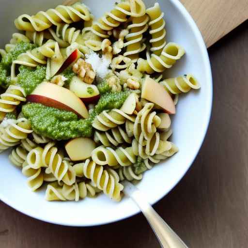 Apple and Walnut Pesto Pasta