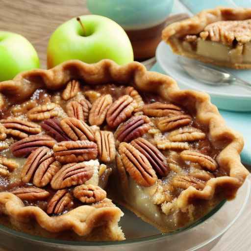 Apple Caramel Pecan Pie