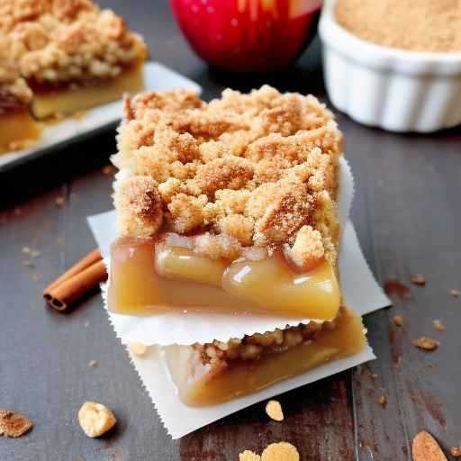 Apple Cinnamon Crumble Bars