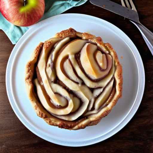 Apple Cinnamon Roll Pie