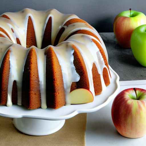 Apple Cream Cheese Bundt Cake