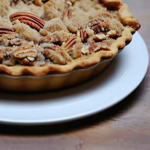 Apple Pecan Streusel Pie