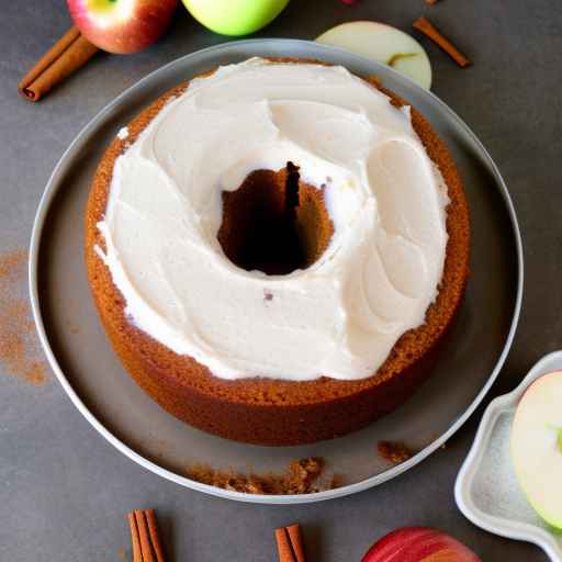 Apple Spice Cake with Cinnamon Cream Cheese Frosting