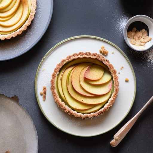 Apple Tart with Ginger Snap Crust