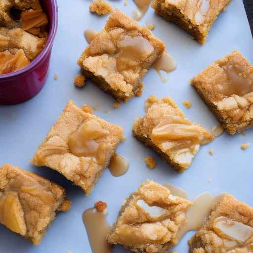 Apple Toffee Blondies