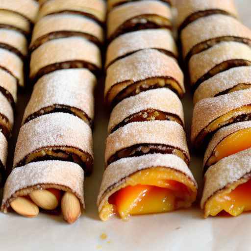 Apricot Rugelach with Almonds