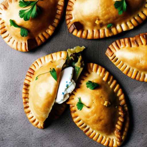 Argentine empanadas with scrambled egg and beef