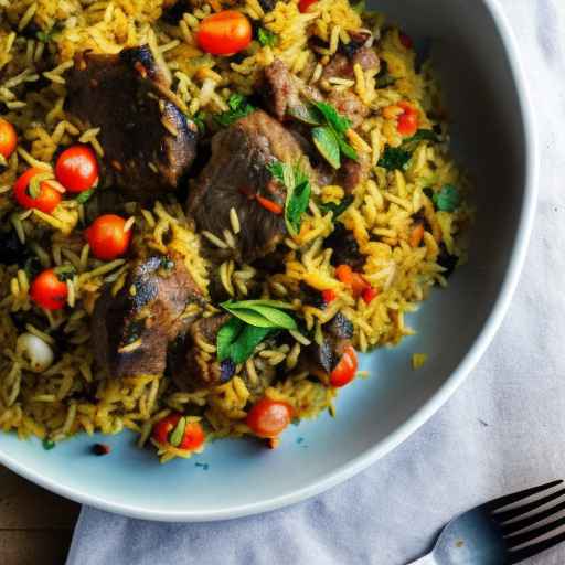 Armenian Lamb and Rice Pilaf