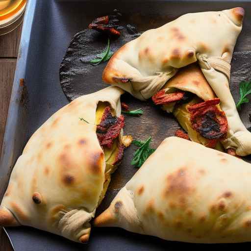 Artichoke and Sun-Dried Tomato Calzone