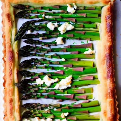 Asparagus Tart with Goat Cheese