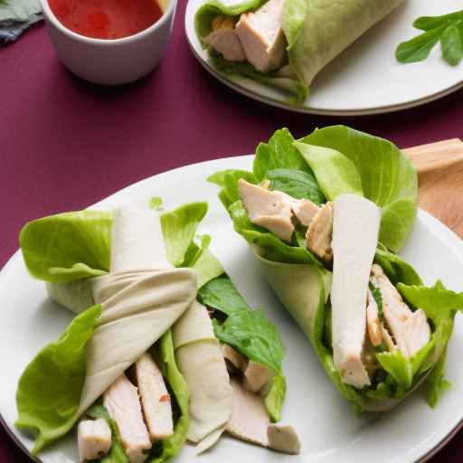 Avocado and Chicken Caesar Salad Wraps