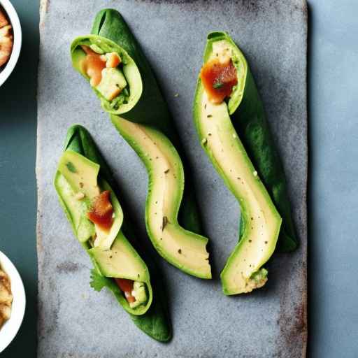 Avocado and Cucumber Wraps with Flatbread