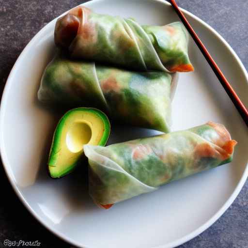 Avocado and Veggie Spring Rolls