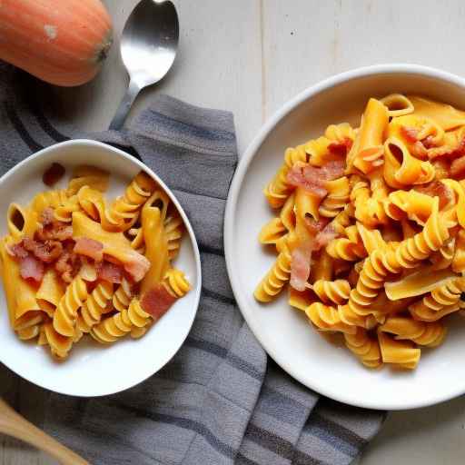 Bacon and Butternut Squash Pasta