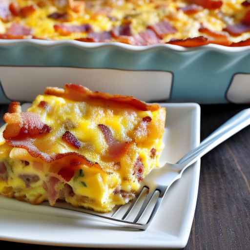 Bacon and Cheese Breakfast Casserole