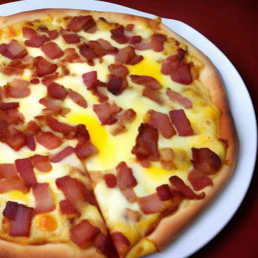 Bacon and Cheese Breakfast Pizza