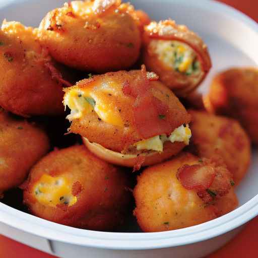 Bacon and Cheese Hush Puppies