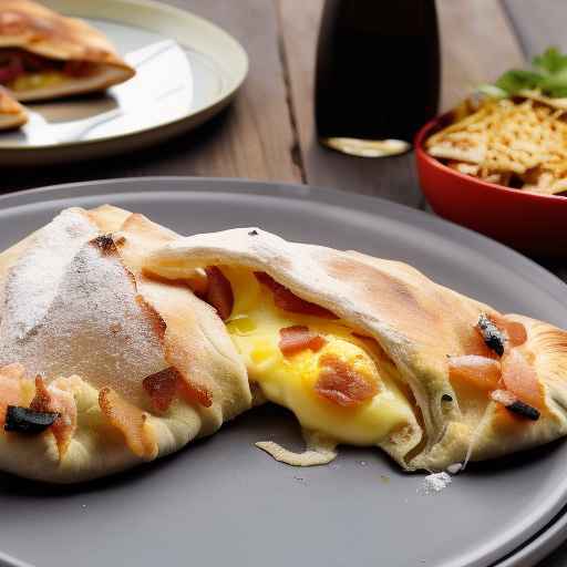 Bacon and Egg Calzone