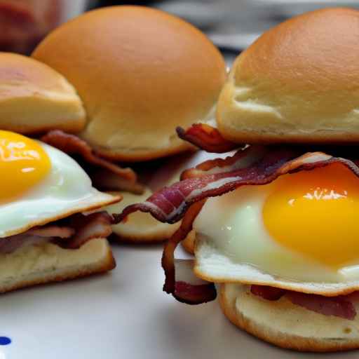 Bacon, Egg, and Cheese Breakfast Sliders