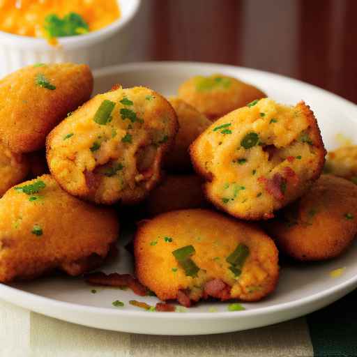 Bacon Jalapeno Cornbread Hush Puppies