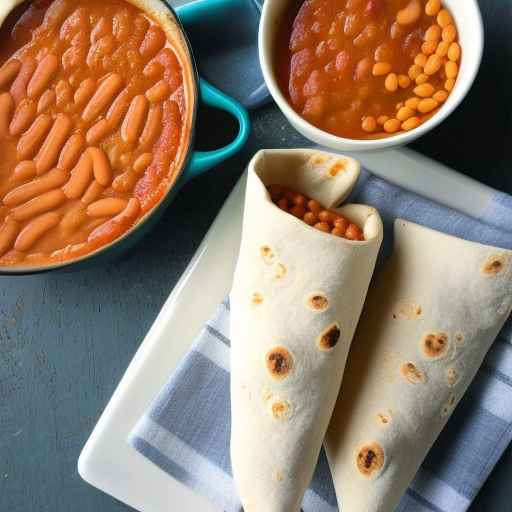 Baked Bean Breakfast Burritos